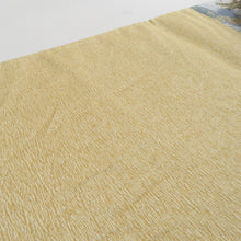 画像をギャラリービューアに読み込む, 袋帯 金糸銀糸 灰色ｘ金色ｘ緑色 向い鶴に松竹梅文様 六通柄 正絹 フォーマル向け 着物帯 長さ448cm