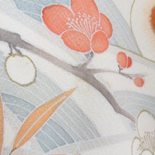 画像をギャラリービューアに読み込む, 色留袖 袷 ピンク色ｘ多色 パステル系 波にオシドリと花文様 正絹 広衿 三つ紋 片喰紋 フォーマル 仕立て上がり 身丈160cm