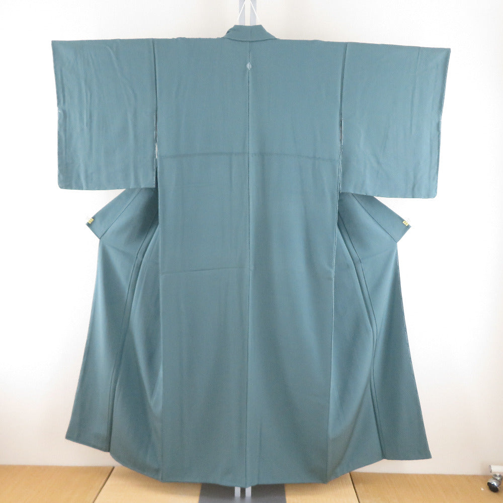 小紋 小花模様 茶色ｘクリーム色 正絹 袷 広衿 仕立て上がり着物 身丈160cm 【キモノオフ野々市若松店】 小紋 小花模様 茶色xクリーム色 正絹 袷 広衿 仕立て上がり着物【中古