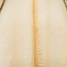 Load image into Gallery viewer, 紬 着物 袷 ブラウン×ブラック 麻の葉 バチ衿 正絹 カジュアル 仕立て上がり着物 紬きもの 和洋ミックス 茶×黒 身丈152cm