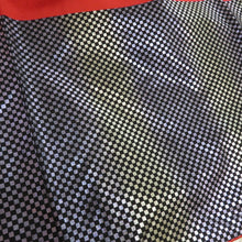 画像をギャラリービューアに読み込む, 振袖 襦袢付き 正絹 レッド×ブラック ゴールド シルバー 薔薇 市松 袷 広衿 成人式 卒業式 舞台衣装 フォーマル 仕立上り 着物 身長170ｃｍ 身丈170.2cm