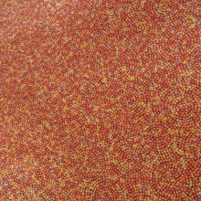 画像をギャラリービューアに読み込む, ウール着物 単衣 レッド系×多色 丸デザイン たたき調 バチ衿 カジュアルきもの 普段着物 ウールきもの 仕立て上がり 和洋ミックス 身丈147.5cm