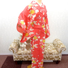 Load image into Gallery viewer, ウール着物 ピンク