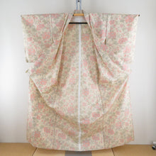 Load image into Gallery viewer, 紬 着物 ベージュ