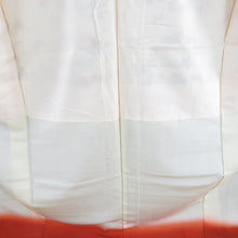 Load image into Gallery viewer, 小紋 付下げ小紋 袷 灰色ｘ白色ｘ多色 ぼかし染め 風景模様 正絹 バチ衿 仕立て上がり着物 身丈164cm