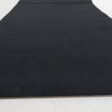 画像をギャラリービューアに読み込む, 名古屋帯 正絹 黒色ｘ紫色ｘ金色 松皮に菊文様 お太鼓柄 塩瀬 仕立て上がり カジュアル帯 着物帯 長さ343cm