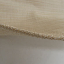 Load image into Gallery viewer, 名古屋帯 夏用帯 夏名古屋帯 絽 薄茶色ｘ白色ｘ青色 花文様 お太鼓柄 正絹 カジュアル 仕立て上がり 長さ409cm