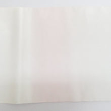 Load image into Gallery viewer, 袋帯 夏用 夏袋帯 紗 シルバー系 正絹 銀色ｘ白色ｘ薄ピンク色 ぼかし 菖蒲文様 六通柄 着物帯 長さ432cm