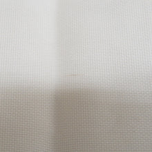 Load image into Gallery viewer, 袋帯 夏用 夏袋帯 紗 シルバー系 正絹 銀色ｘ白色ｘ薄ピンク色 ぼかし 菖蒲文様 六通柄 着物帯 長さ432cm