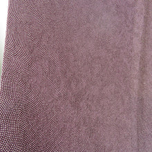Load image into Gallery viewer, Edo Komon Shark Purple Lined Lined Lined Collar Ronewad No Tango Chirimen Pure Silk Silk Casual Tailoring Kimono 169cm Beautiful goods