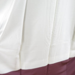 江戸小紋 鮫文 紫色 袷 広衿 紋なし 丹後ちりめん 正絹 カジュアル 仕立て上がり着物 身丈169cm 美品