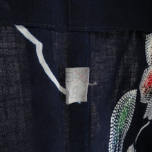 Load image into Gallery viewer, Yukata for women&#39;s yukata dark blue rose pattern Come cotton summer summer men