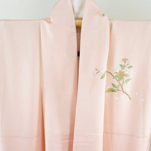 訪問着 桜文様 さくら 箔 ピンク色 正絹 袷 広衿 セミフォーマル 仕立て上がり 身丈159cm