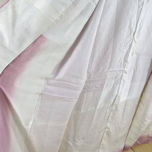 Visit aperture fan sentence Purple pure silk, wide lined collar one crest semi -formal tailored height 155cm