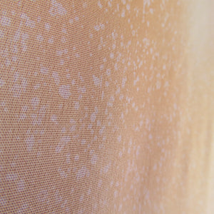 小紋 たたき染め ぼかし 正絹 臙脂色 袷 広衿 紋なし カジュアル 仕立て上がり着物 付下げ柄 身丈150cm 美品
