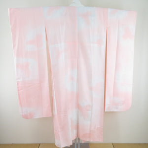 Kimono Hubonago Set Foil Ban with Pure Silk Wide Collar Pink Pink Ceremony Graduation ceremony Formally Tailor