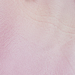 色無地 袷 広衿 紫色 正絹 ぼかし 作家物 落款付 一つ紋 五三桐紋 セミフォーマル 仕立て上がり着物 身丈155cm 美品