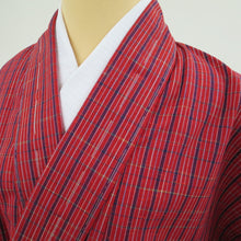 Load image into Gallery viewer, Otherwise Wool Kimono Grades Pattern Bachi Plastick Pattern Length (From Shoulder) About 4-Type 2 Dimensions 6 minutes Heirs approximately 155 cm For dressing practice # 1001 used
