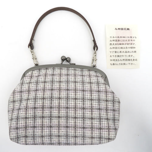 Gamaguchi Bag Kaori Yonaguni SAKURA CRAFT Beige Color Small Purchase