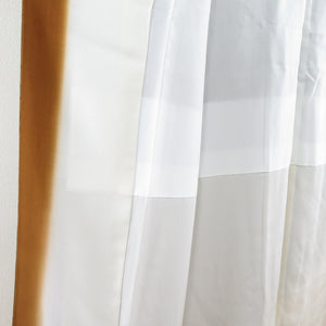 訪問着 膨れ地 蔓草 正絹 広衿 袷 セミフォーマル着物 茶色 仕立て上がり 身丈151cm 未使用品