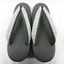 Load image into Gallery viewer, Calen Blosso Karen Blosso Kosakuhiya Karen Blosso Calen Blosso × Yuka Dan Collaboration Cafe Zouri M size 22.5-23.5cm adaptive Gray Casual Footwear made in Japan