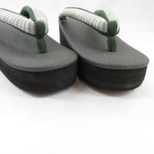 Load image into Gallery viewer, Calen Blosso Karen Blosso Kosakuhiya Karen Blosso Calen Blosso × Yuka Dan Collaboration Cafe Zouri M size 22.5-23.5cm adaptive Gray Casual Footwear made in Japan