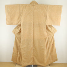 Load image into Gallery viewer, Komon Tsumugi Hanamaru Pure Silk Pure Silk Lined Wide Casual Casual Tailoring Casual Status 152cm Beautiful goods