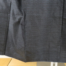 Load image into Gallery viewer, Tsumugi Kimono Kimono Navy Blue Silk Yokasumi Pattern Lined Bachi Casual Casual Tailor