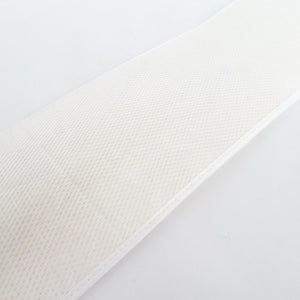 Natural Hachima front plate on white belt with ningday mesh natural material ladies for summer for women