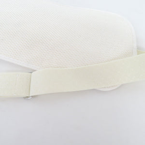 Natural Hachima front plate on white belt with ningday mesh natural material ladies for summer for women