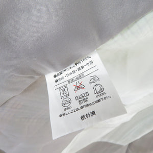 小紋 洗える着物 格子 グラデーション 変わり織り クリーム色 袷 広衿 ポリエステル100％ カジュアル 身丈166cm 美品