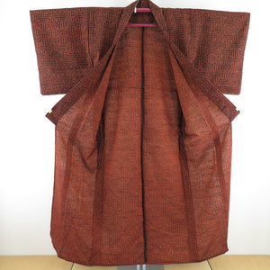 Wool kimono single clothes black / orange basket 目 目 文 文 文 文 文 文 文 文 文 文 文 文 文 文 文 文 文 文 文 文