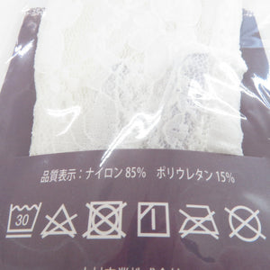 着付け小物 レース足袋 花柄レース 白色 フリーサイズ 22cm~25cm適応 日本製 ストレッチ ソックスタイプ フォーマル カジュアル