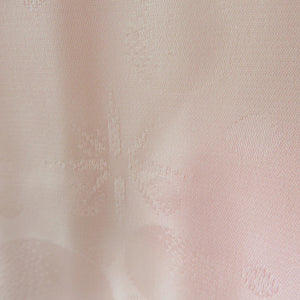 襦袢 フランソワーズ・モレシャン 星地紋 ピンク色 長襦袢 袷 バチ衿 正絹 半衿付 仕立て上がり カジュアル 身丈125cm 美品