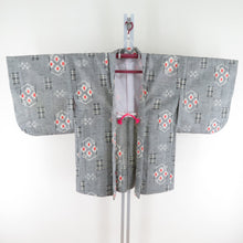 Load image into Gallery viewer, Wool Kimono Ensemble Haori Set Single Character Woven Woven Pattern Bee Casual Casual Kimono Tailor