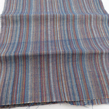 Load image into Gallery viewer, Hagile Shirura Weaving 50cm x 108cm Cotton 100 % Cotton Japanese Material Red Blue Striped Popular Bags, Accessories, and Patchwork