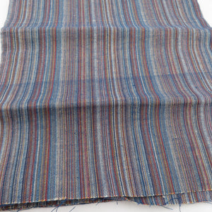 Hagile Shirura Weaving 50cm x 108cm Cotton 100 % Cotton Japanese Material Red Blue Striped Popular Bags, Accessories, and Patchwork