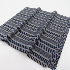 Hagile Shijira weaving 50cm x 108cm cotton 100 % cotton fabric Japanese material for gray blue bags, accessories, patchwork