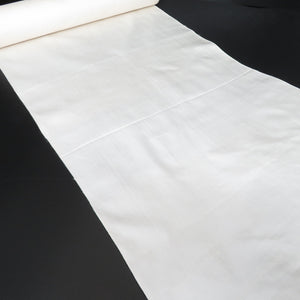 Requity White Fabric Tsumugi Solid Cyclone Silk Kimono Kimono District Court Unable to tailor 1200cm