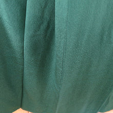 画像をギャラリービューアに読み込む, 色無地 膨れ地紋 正絹 緑色 袷 広衿 紋なし 仕立て上がり着物 身丈155cm