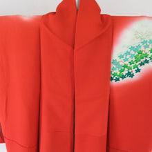 Load image into Gallery viewer, Visit clothing Flowers Lined Collar silk silk orange crest No tailoring height 167cm