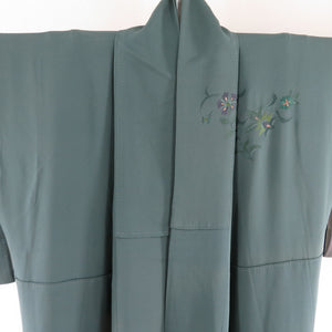 Visit arrival Yasuto Swatou Swatoupaki Flower Flower Green Lined Lined Collar Pure Collar Silk Star Railing