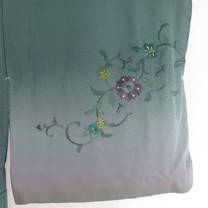 Visit arrival Yasuto Swatou Swatoupaki Flower Flower Green Lined Lined Collar Pure Collar Silk Star Railing