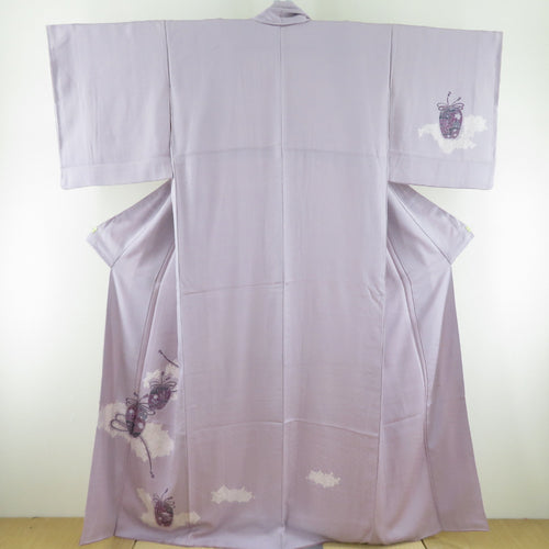 Attached squeezed Natsumei Saaya Type Lined Lined collar pure collar silk without purple crest