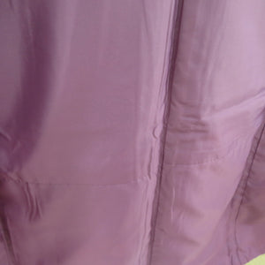 hiromichi nakano ヒロミチナカノ 小紋 洗える着物 花丸柄 紫色 袷 広衿 Mサイズ カラー胴裏 ポリエステル100％ カジュアル 身丈161cm