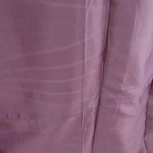 hiromichi nakano ヒロミチナカノ 小紋 洗える着物 モダン縞柄 紫色 袷 広衿 Lサイズ カラー胴裏 ポリエステル100％ カジュアル 身丈164cm