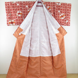 R. KIKUCHI Ryoko Kikuchi Kikuchi Konmi Wasched Polyester Red Brown Lined Lined Lined Casual Casual Tailor