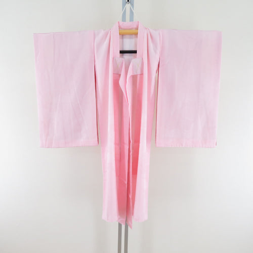 Children's kimono Kimono Single Women One Pink Color Shiraku crane with a string with a string for children