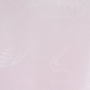子供着物 襦袢単品 女の子用 四つ身 ピンク色 鶴地文 女児 七五三 祝着 子供きもの用じゅばん 身丈96.5cm