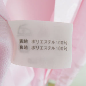 Children's kimono cracked undergarment single girl one body polyester pink color string with pink string girl Shichigosan celebration of Shichigosan Celebration Children